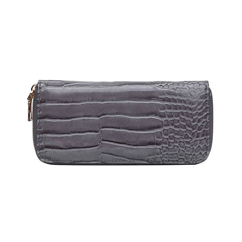 Long lady zipper clutch