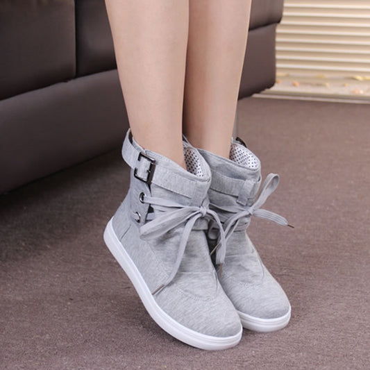 Flat-Heel Female Casual Student Sports Low-Top Canvas Shoes