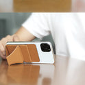 Invisible card phone holder