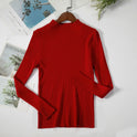 Early Autumn Half Turtleneck Sweater Ladies Pullover