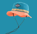 Outdoor Sports Color Matching Bucket Hat Foldable Quick-drying Summer