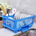 Kitchen drain dish rack