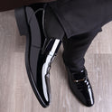 Formal bright leather invisible increase men's shoes