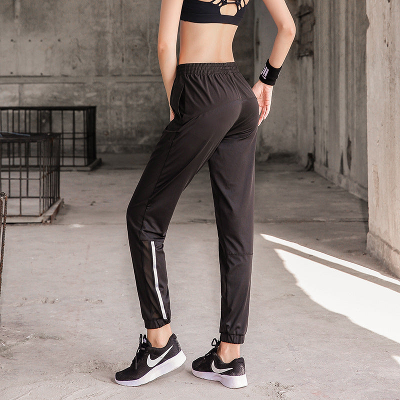 Night running pace yoga gym 9-point pants