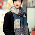 Knitted long scarf