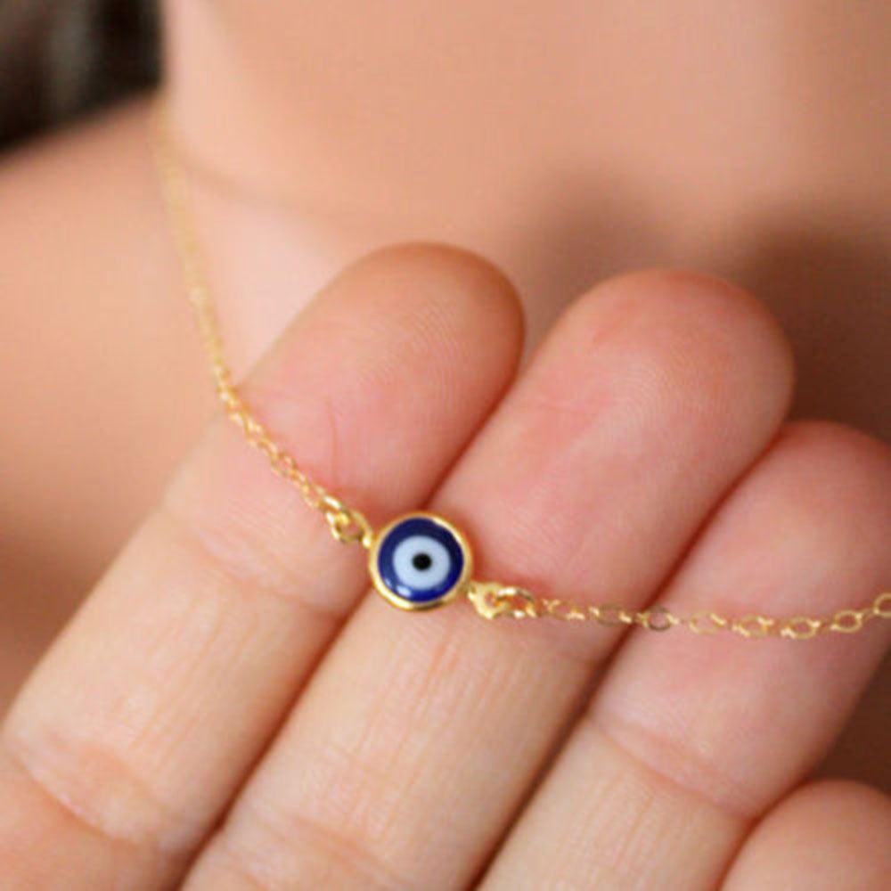 Blue eye necklace