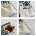 Women's Autumn Capacity Retro Simple Canvas Bag