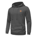 Hooded Round Neck Casual Sweatshirt Jacket