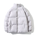 New Autumn And Winter Men's Padded Jacket Korean Style Loose Large Size Stand-up Collar Thick Warm Cotton Jacket