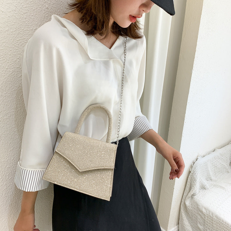 Single shoulder diagonal women's bag