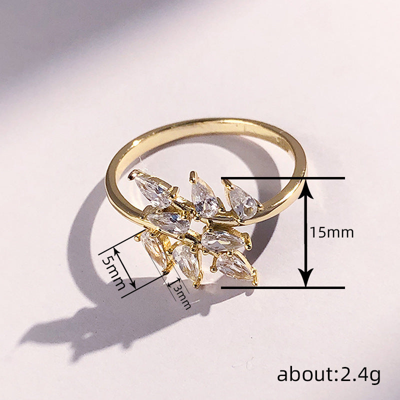 Geometric Design Ring Female Special-interest Design