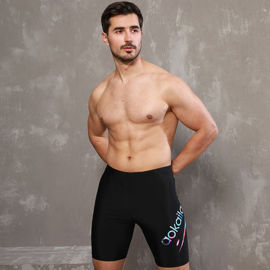 Racing Five-point Anti-embarrassment Quick-drying Swimming Trunks