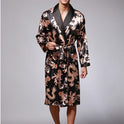 men silk robe