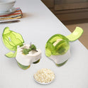 Mini Rolling Garlic Grinder Plastic Garlic Chopper Ginger Crusher Novelty Kitchen Gadget