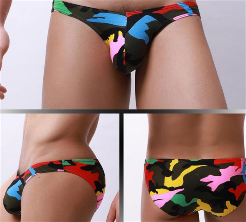 Low Waist Printed Pattern Men's Underwear