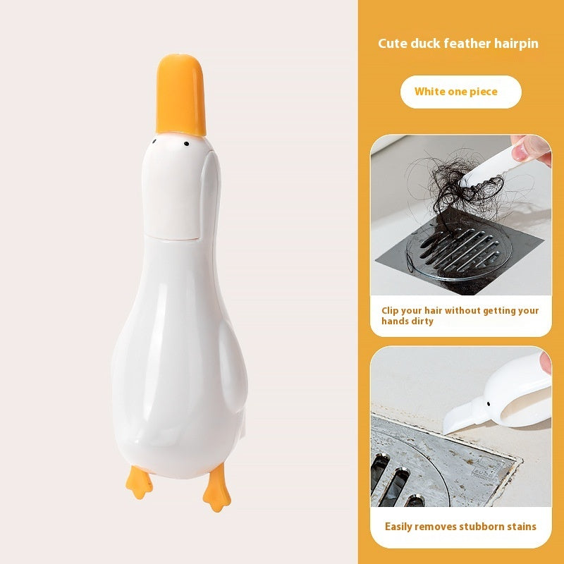 Household Cute Duck Multi-function Broom Cleaning Clip