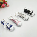 Mini Canvas Shoe Keychain Bag Clothing Pendant