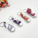 Mini Canvas Shoe Keychain Bag Clothing Pendant