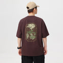 Loose Lovers Wild Niche Printed Short-sleeved T-shirt Men's Fashion