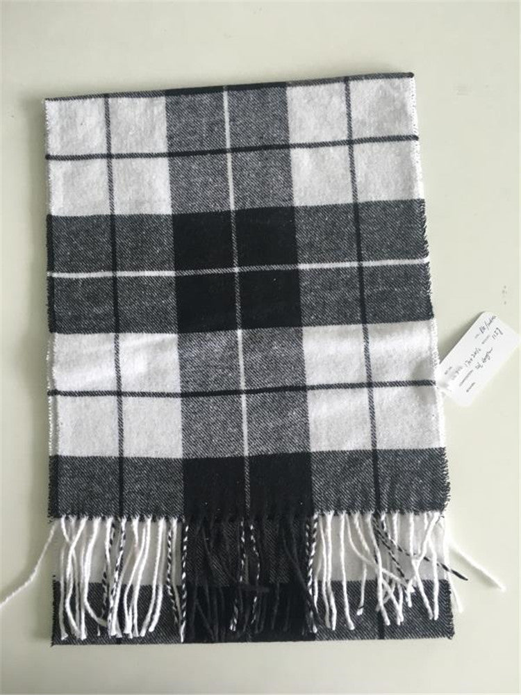 Faux Cashmere Scarf Solid Color Winter