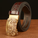 Men's Personalized Carved Eagle Automatic Buckle Belt