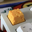 Cute Personality Resin Cheese Key Cap