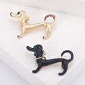 Cute Dripping Oil Sausage Dog Animal Pin Simple Same Style Breastpin Ornament