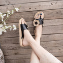 Spring And Summer Flower Flip-flops Women's Outer Wear Fashion Non-slip