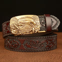 Men's Personalized Carved Eagle Automatic Buckle Belt