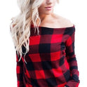 Women's Solid Color Long-sleeved Casual Loose T-shirt