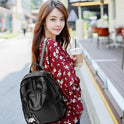 Women's pu backpack