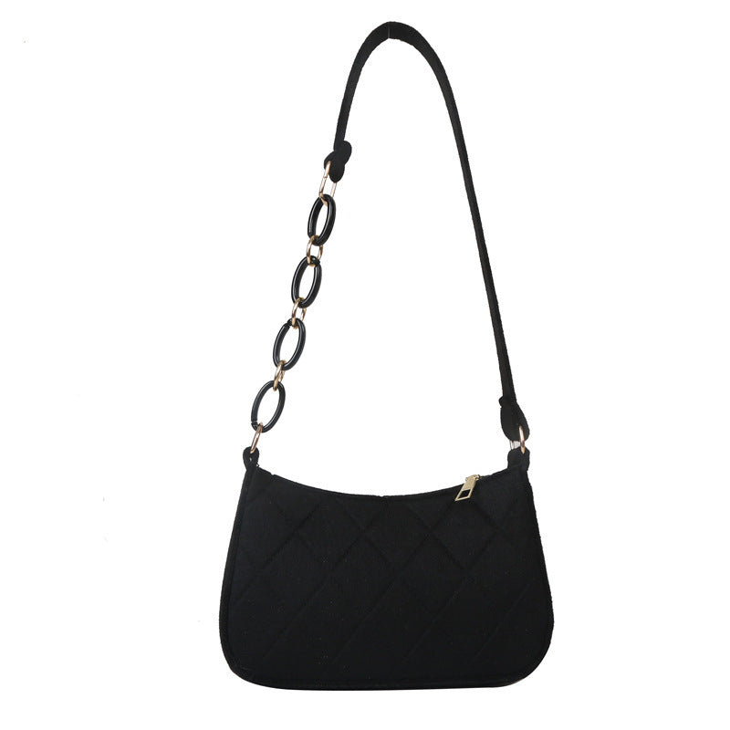 Trendy Simple Underarm Chain Shoulder Bag