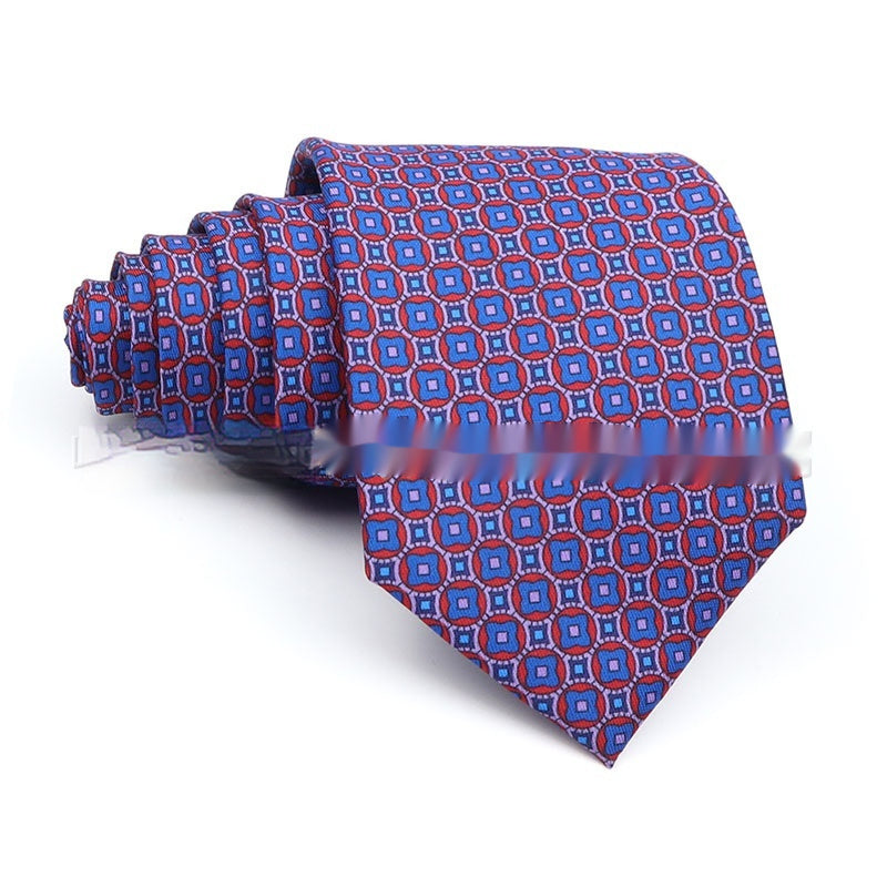 Business Polyester Men's Printed Workplace Tie