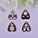 Cat Sun Eye Oil Dripping Alloy Ornament Pendant