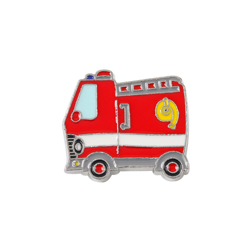 Cartoon Vehicle Series Alloy Jewelry Brooch