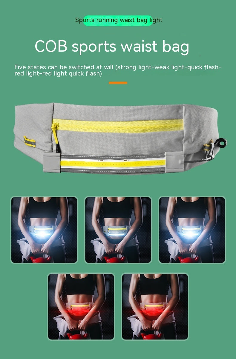 Sports Mobile Phone Bag Large Capacity Night Running Reflective Pockets