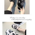 Baotou Leopard Print Fashionable Warm Cotton Slippers