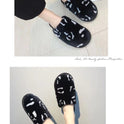 Baotou Leopard Print Fashionable Warm Cotton Slippers