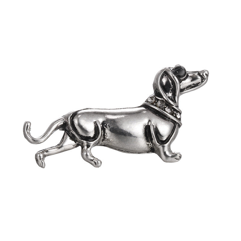 Diamond Paint Personality Puppy Brooch