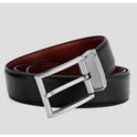 Men's Rotating Pin Buckle Genuine Leather Belt