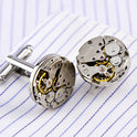 Mechanical Movement French Shirt Cufflinks