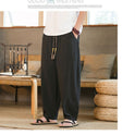 New Chinese Style Men's Yamamoto Yaosi Ice Silk Drape Profile Harem Pants Men