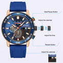 Watch Multi-function Chronograph Calendar Sports Men's Watches