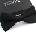 Matte Men's Solid Color Wedding Bow Tie Gentleman Polyester