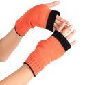 Half Finger Warm Color Wrist Wrap Warm Wool Gloves