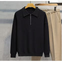 Polo Collar Slim Fit All-matching Base Sweater