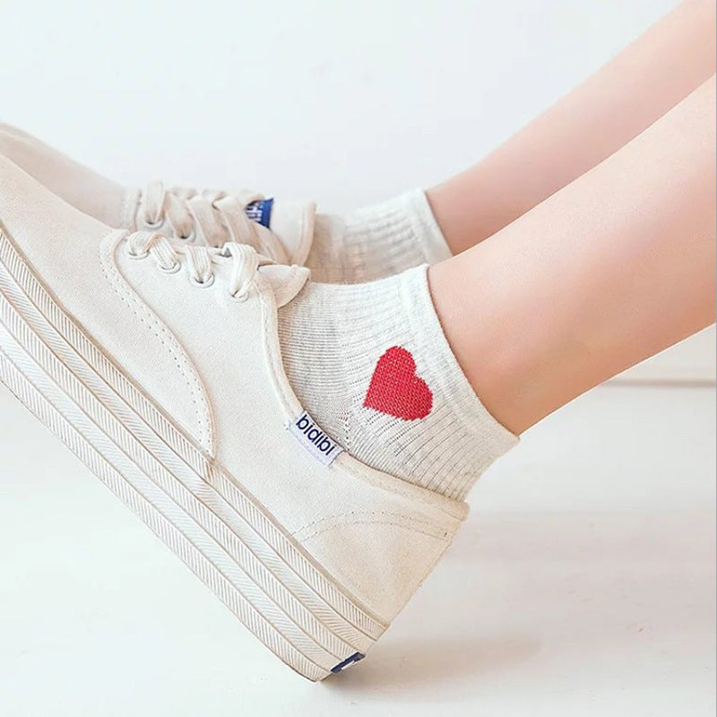 Caring women's sports socks