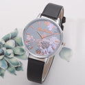 ساعات كوارتز نسائية من العلامة التجارية الكبرى Huawa Belt تباع بسرعة Wish Source Broken Flower Watches