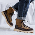 Patchwork Retro All-matching Work Clothes Boots