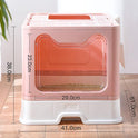 Fully Enclosed Odor-proof Drawer Foldable Cat Litter Basin